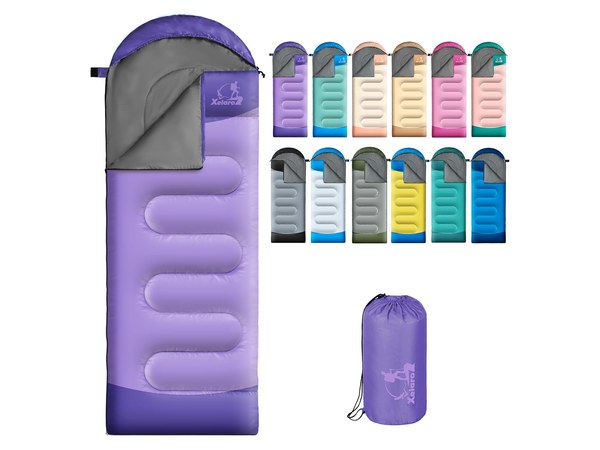 3-season sleeping bag for kids and adults camping sleepovers