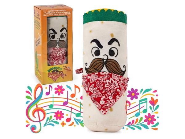 Bandito Burrito musical hot potato passing game