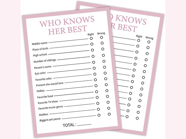 Large Most Likely To prompt cards stacked on a pastel pink background