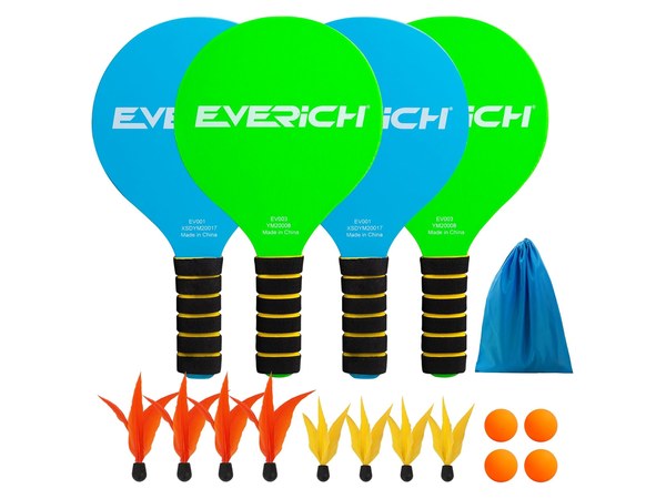 EVERICH paddle ball set for beach and outdoor play