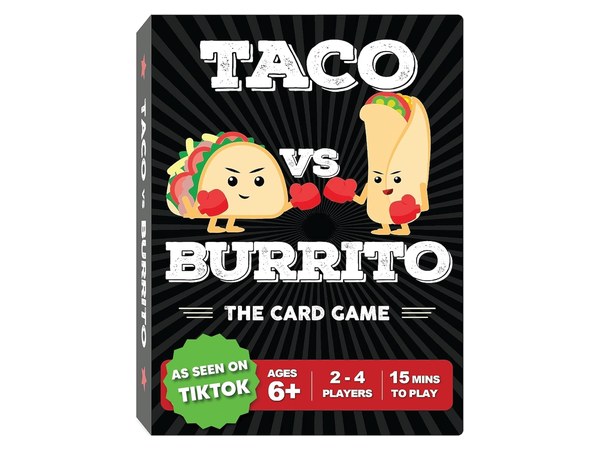 Taco vs Burrito card game family fun strategy