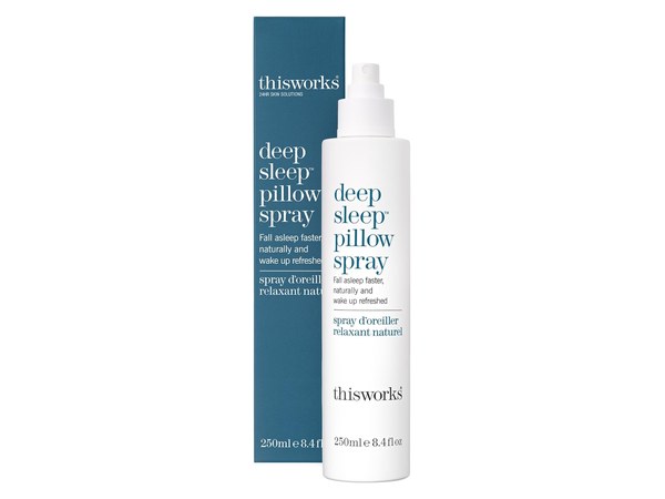 thisworks deep sleep pillow spray lavender chamomile vetivert calming mist